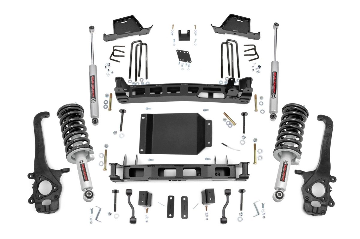 Nissan Titan Suspension Lift Kit - Rough Country - 6 Inch Lift Kit + N3 Struts - '04-'15